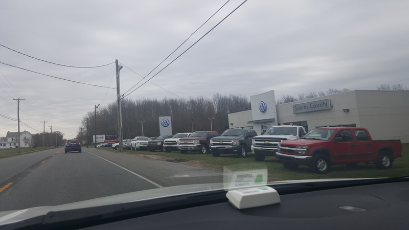 Illustration for article titled VW dealer Featuring American trucks!Â